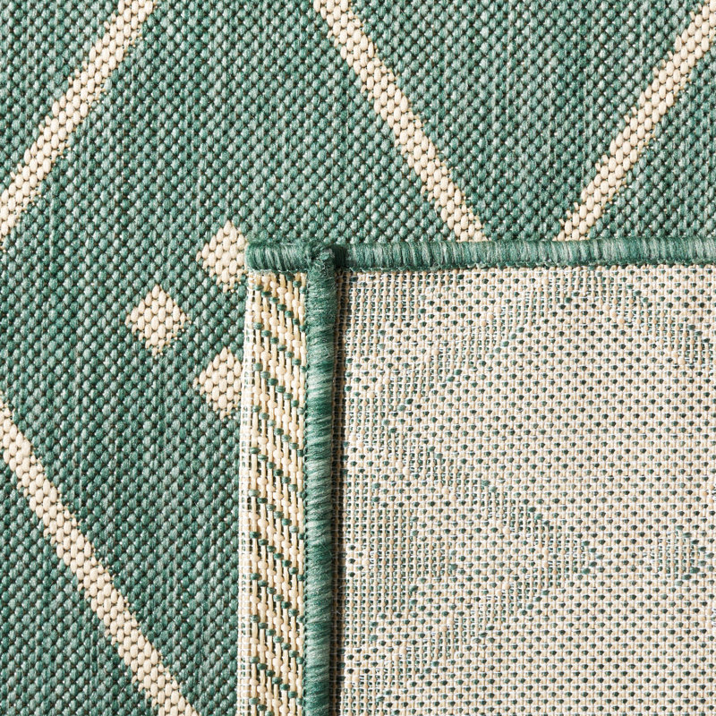 Union Rustic Dark Green/Beige Indoor/Outdoor Rug & Reviews Wayfair